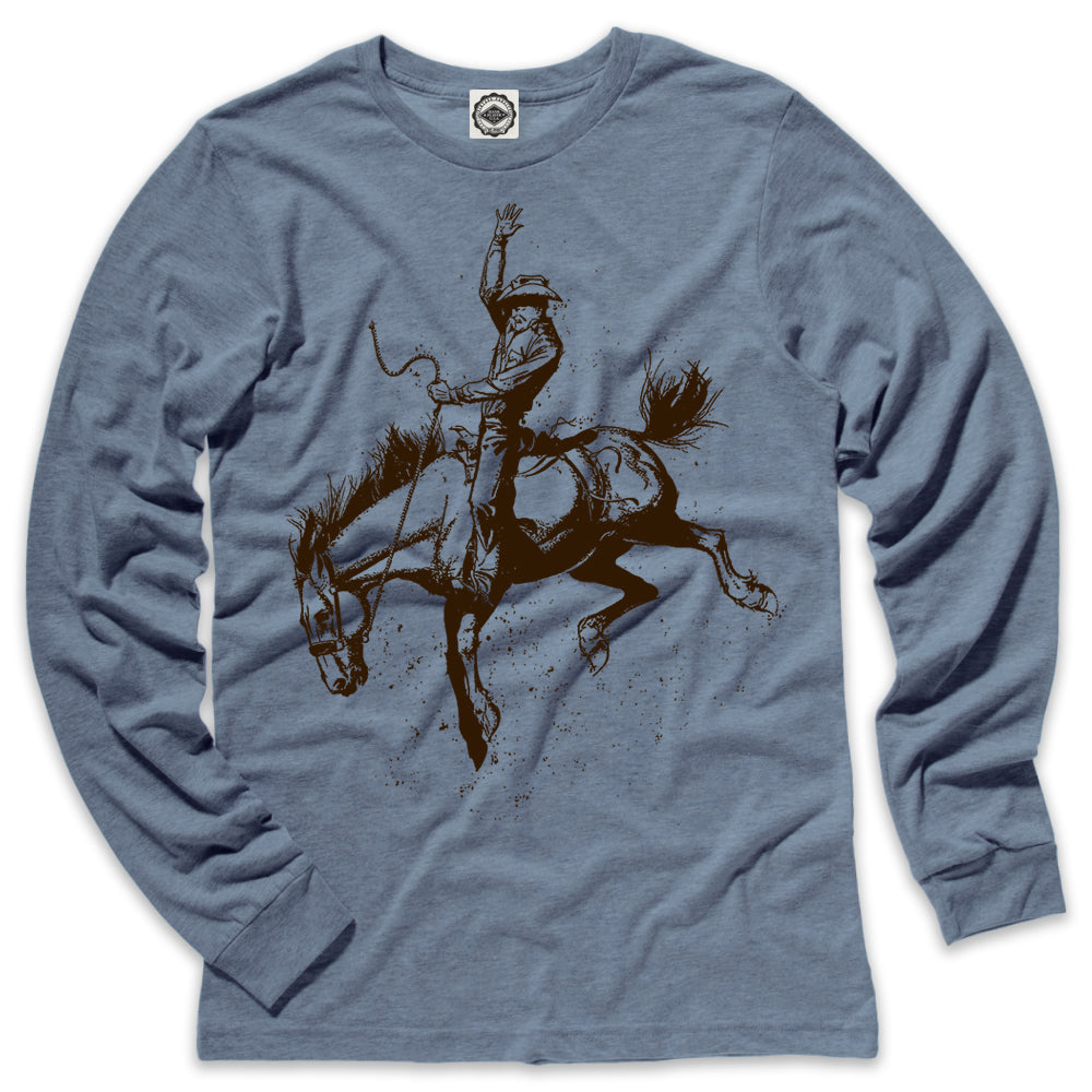 Cowboy Bronco Men's Long Sleeve Tee