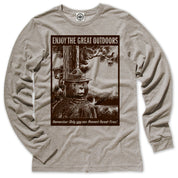 Smokey Bear "Enjoy The Great Outdoors" Men's Long Sleeve Tee