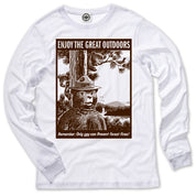 Smokey Bear "Enjoy The Great Outdoors" Men's Long Sleeve Tee