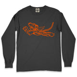 Flying Tigers Unisex Long Sleeve Pigment Dyed Tee