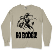 Go Rodeo Men's Long Sleeve Pigment Dyed Tee