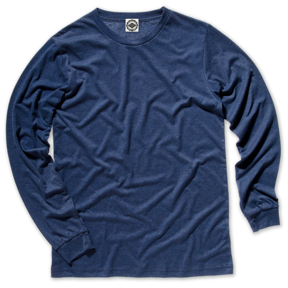 Go To Men's Long Sleeve Tee (Heather Colors)