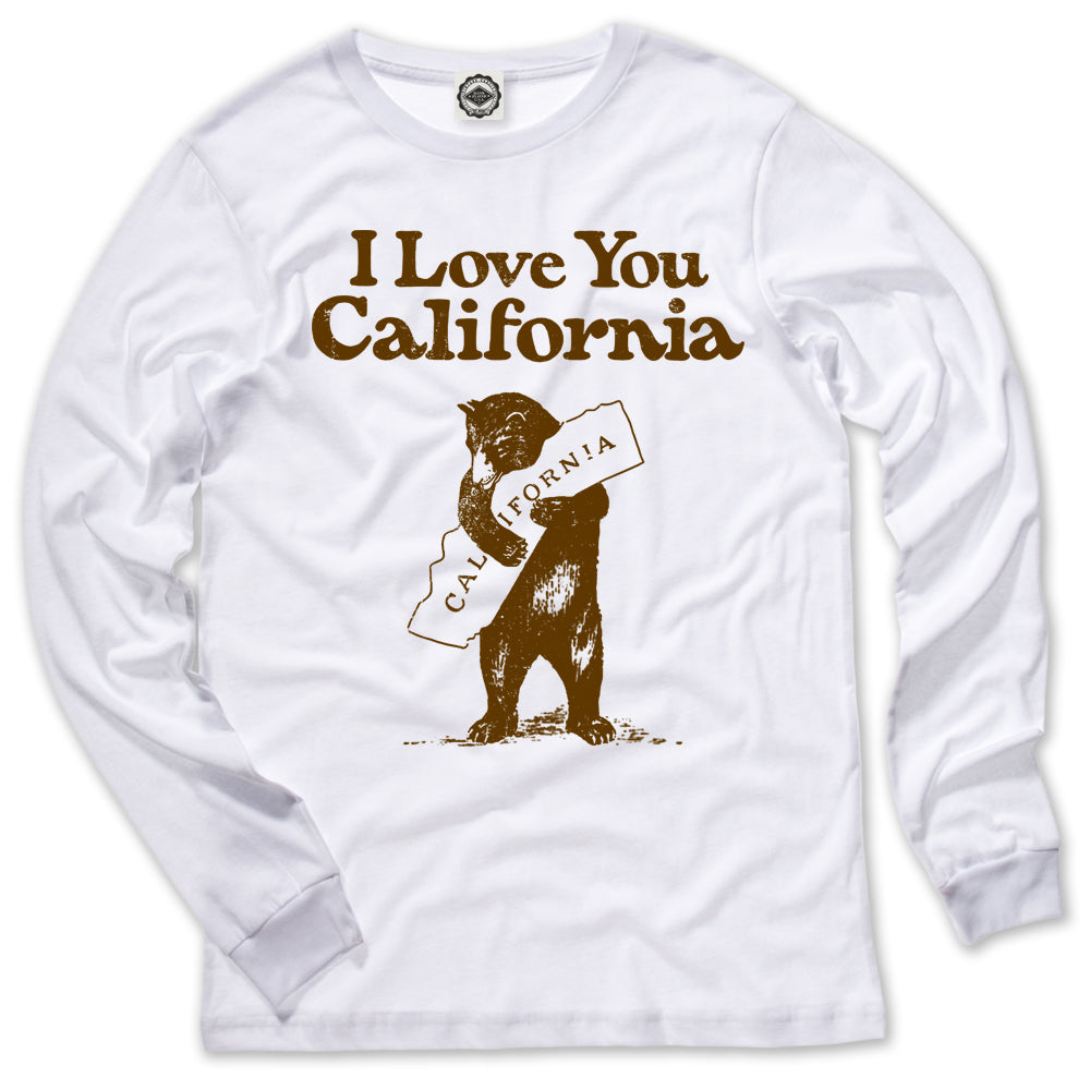 I Love You California Men's Long Sleeve Tee