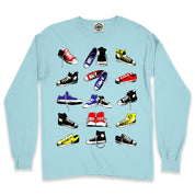 Classic HP Multi Sneakers Men's Long Sleeve Pigment Dyed Tee