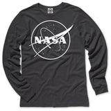 NASA 1 Color Logo Unisex Long Sleeve Tee