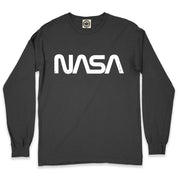 NASA Retro Worm Men's Long Sleeve Pigment Dyed Tee