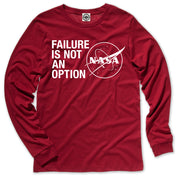 NASA Failure Is Not An Option Men's Long Sleeve Tee