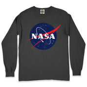 Official NASA Logo Men's Long Sleeve Pigment Dyed Tee