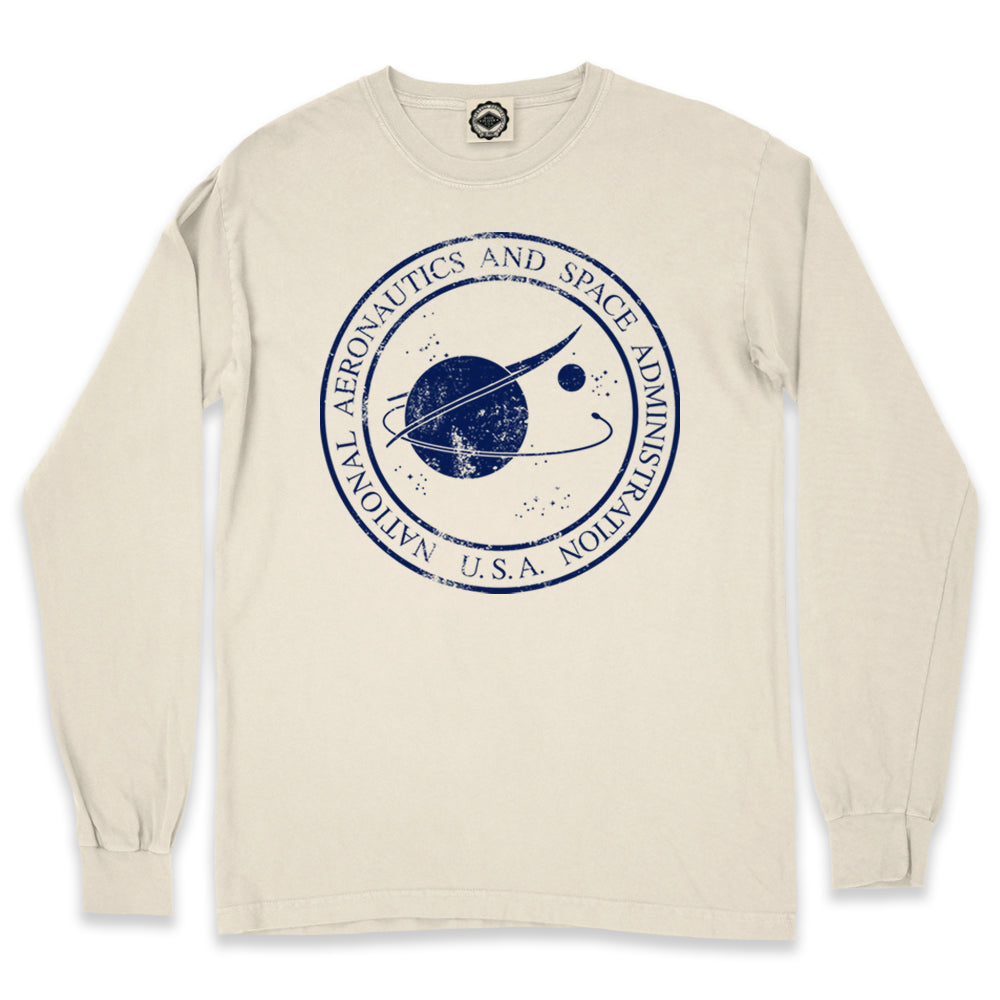 Original NASA Seal Men's Long Sleeve Pigment Dyed Tee