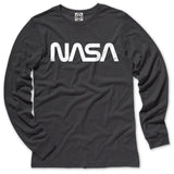 NASA Retro Worm Logo Unisex Long Sleeve Tee