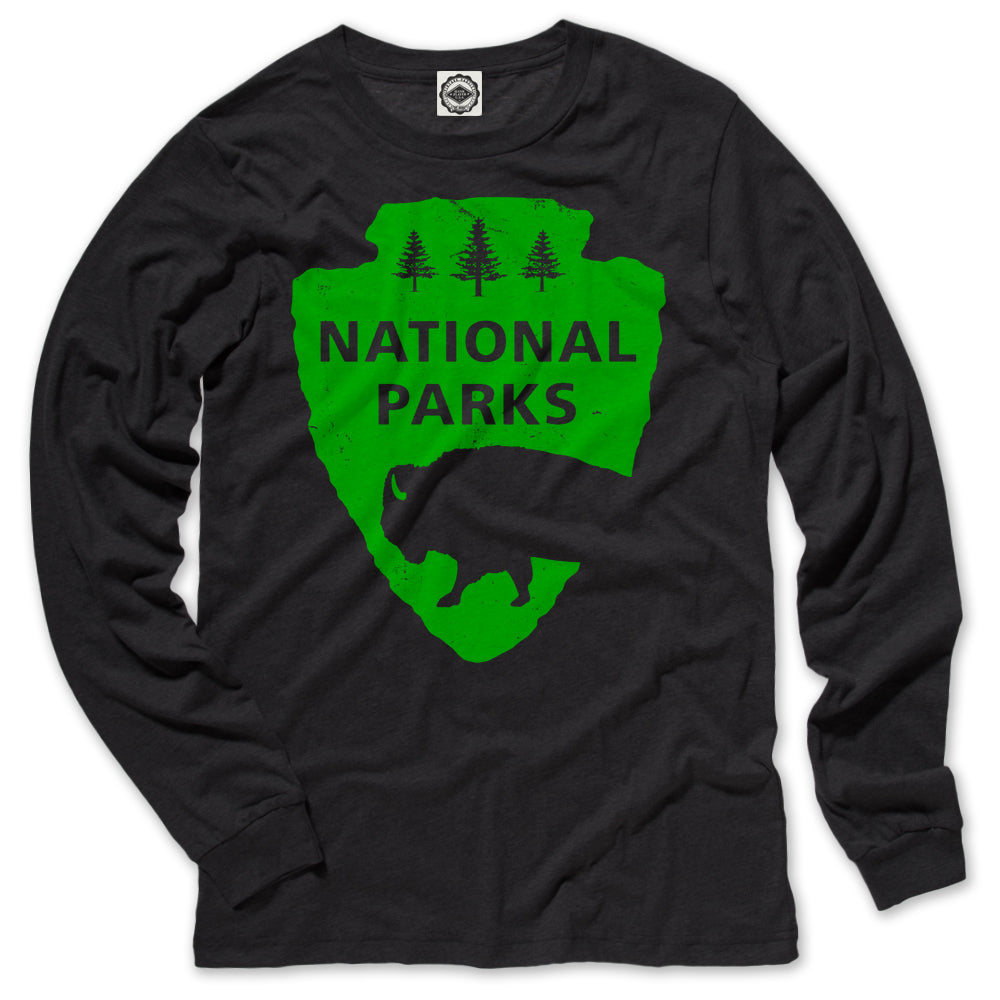 National Parks Logo Men's Long Sleeve Tee