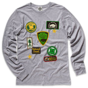 National Parks Patches Men's Long Sleeve Tee