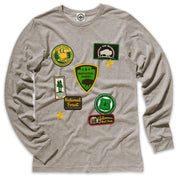 National Parks Patches Men's Long Sleeve Tee