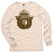 Official Smokey Bear Men's Long Sleeve Tee