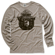 Official Smokey Bear Men's Long Sleeve Tee