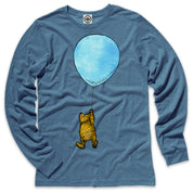 Winnie-The-Pooh With Balloon Men's Long Sleeve Tee