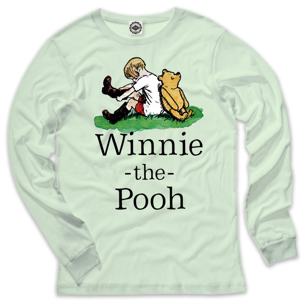 Winnie-The-Pooh & Christopher Robin Men's Long Sleeve Tee