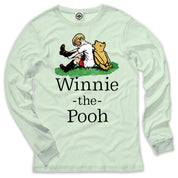 Winnie-The-Pooh & Christopher Robin Men's Long Sleeve T-Shirt in Citrus