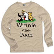 Winnie-The-Pooh & Christopher Robin Men's Long Sleeve Tee