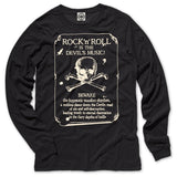 Rock 'N Roll Is The Devil's Music Unisex Long Sleeve Tee