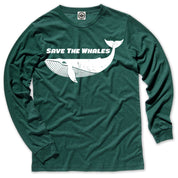 Save The Whales Men's Long Sleeve Tee