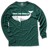 Save The Whales Unisex Long Sleeve Tee