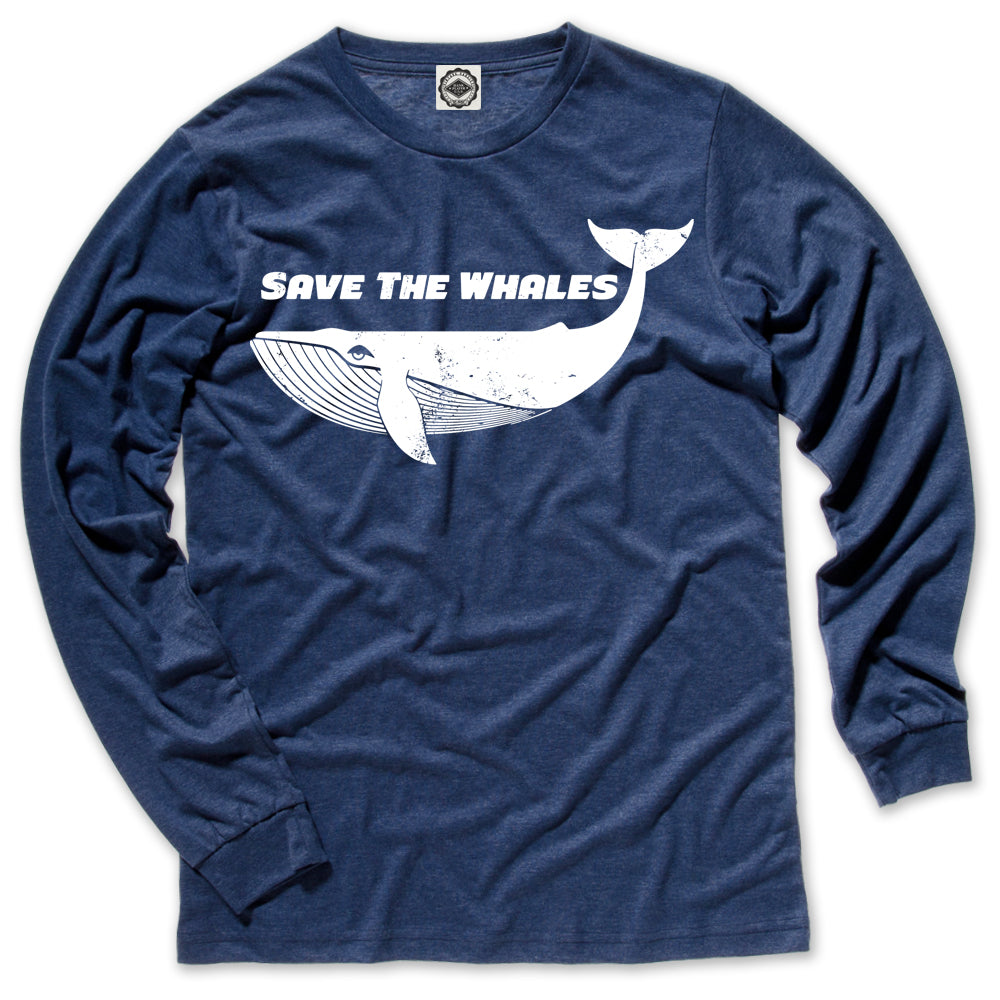 Save The Whales Men's Long Sleeve Tee