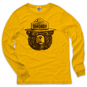 Official Smokey Bear Men's Long Sleeve Tee