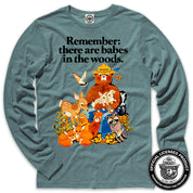 Smokey Bear Vintage "Babes In The Woods" Poster Men's Long Sleeve Tee