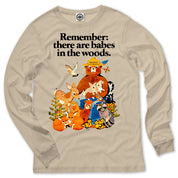 Smokey Bear Vintage "Babes In The Woods" Poster Men's Long Sleeve Tee