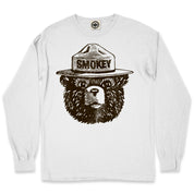 Official Smokey Bear Men's Long Sleeve Pigment Dyed Tee