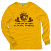 Smokey Bear's Campsite Rule Men's Long Sleeve Tee