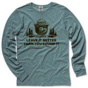 Smokey Bear's Campsite Rule Men's Long Sleeve Tee