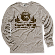 Smokey Bear's Campsite Rule Men's Long Sleeve Tee