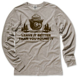 Smokey Bear's Campsite Rule Unisex Long Sleeve Tee