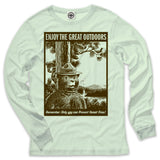 Smokey Bear "Enjoy The Great Outdoors" Unisex Long Sleeve Tee