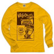 Smokey Bear "Please Keep America Beautiful" Men's Long Sleeve Tee