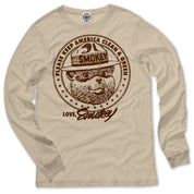 Smokey Bear "Keep America Clean & Green" Men's Long Sleeve Tee