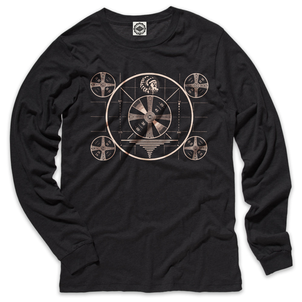 TV Test Pattern Long Sleeve Unisex Tee