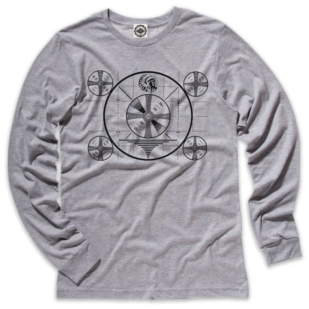 TV Test Pattern Long Sleeve Unisex Tee