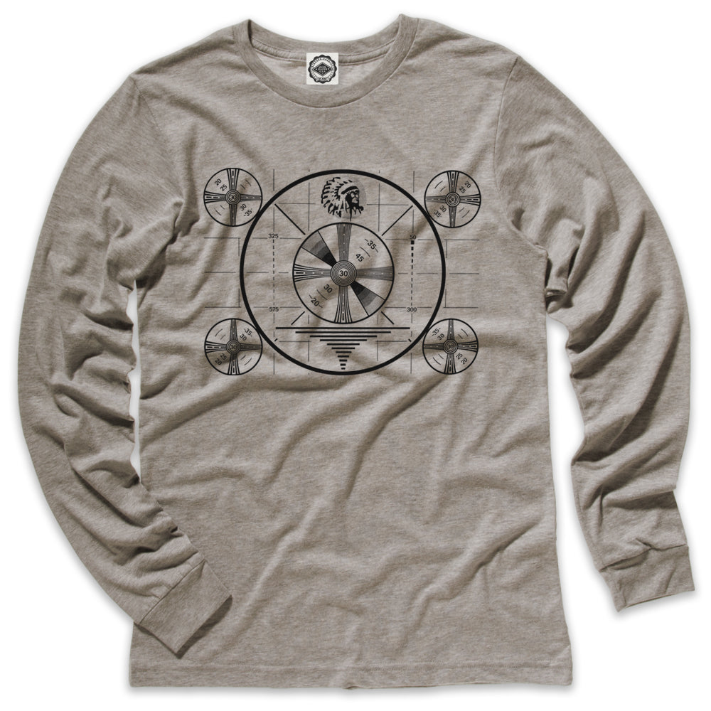 TV Test Pattern Long Sleeve Unisex Tee