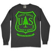 USDA Forest Service Insignia Men's Long Sleeve Pigment Dyed Tee