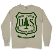 USDA Forest Service Insignia Men's Long Sleeve Pigment Dyed Tee