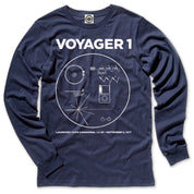 NASA Voyager 1 Men's Long Sleeve Tee