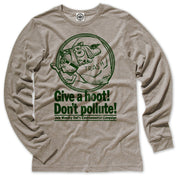Woodsy Owl "Join Woodsy's Campaign" Men's Long Sleeve Tee
