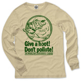 Woodsy Owl "Join Woodsy's Campaign" Unisex Long Sleeve Tee