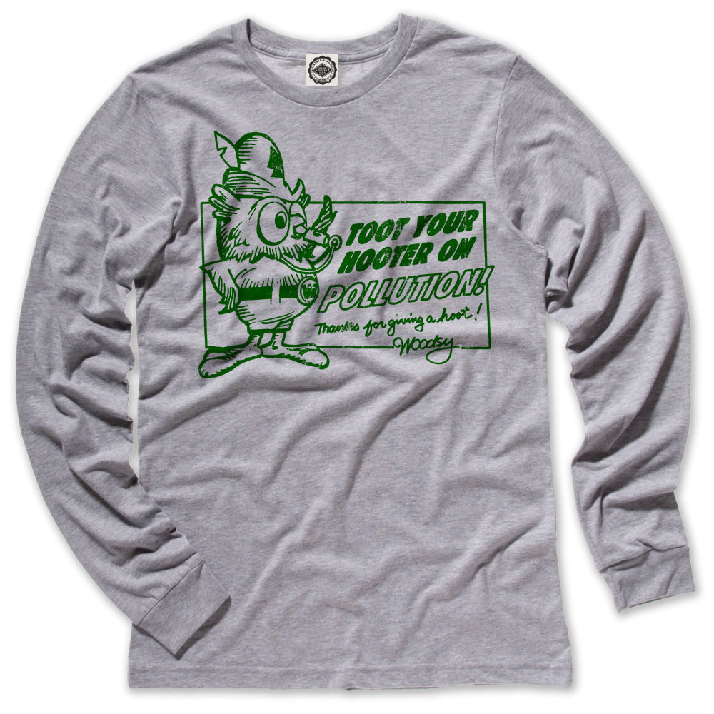 Woodsy Owl "Toot Your Hooter" Men's Long Sleeve Tee