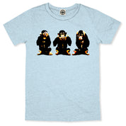 Three Wise Monkeys Unisex Tee