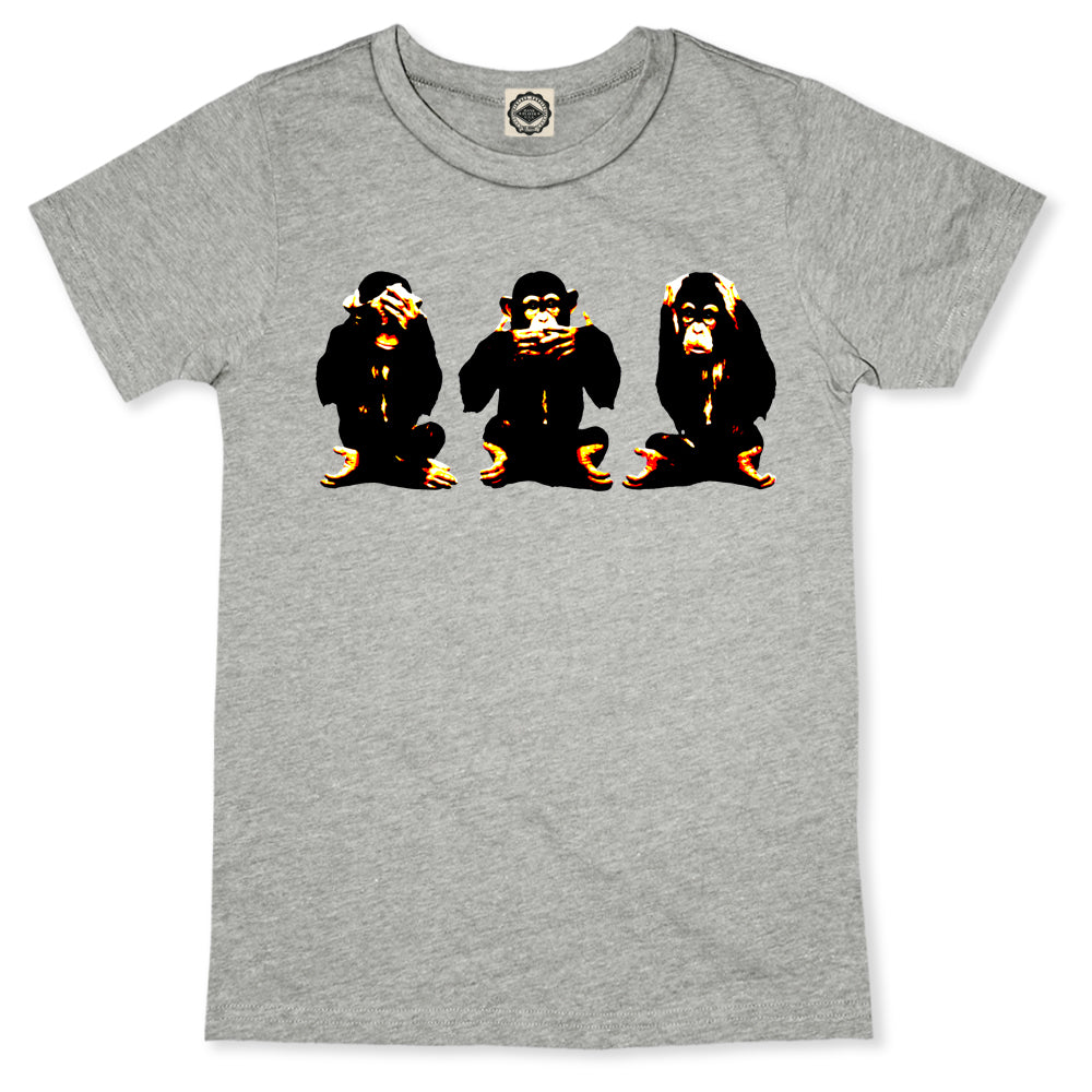 Three Wise Monkeys Unisex Tee