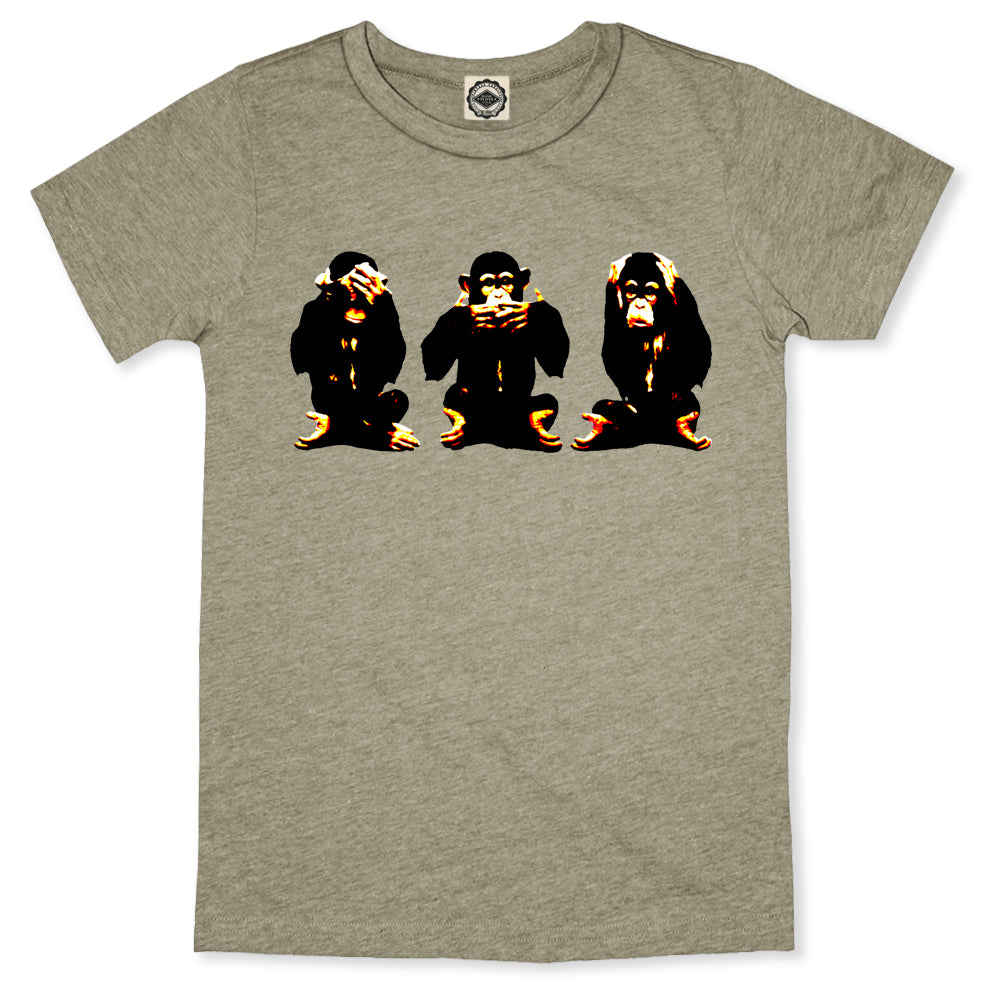 Three Wise Monkeys Unisex Tee